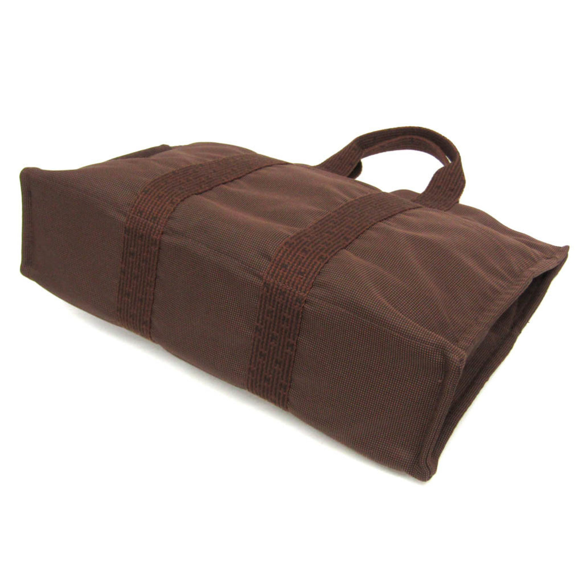 Hermes Fourre-Tout Herline Canvas Brown Canvas Tote Bag Bag (Pre-Owned)