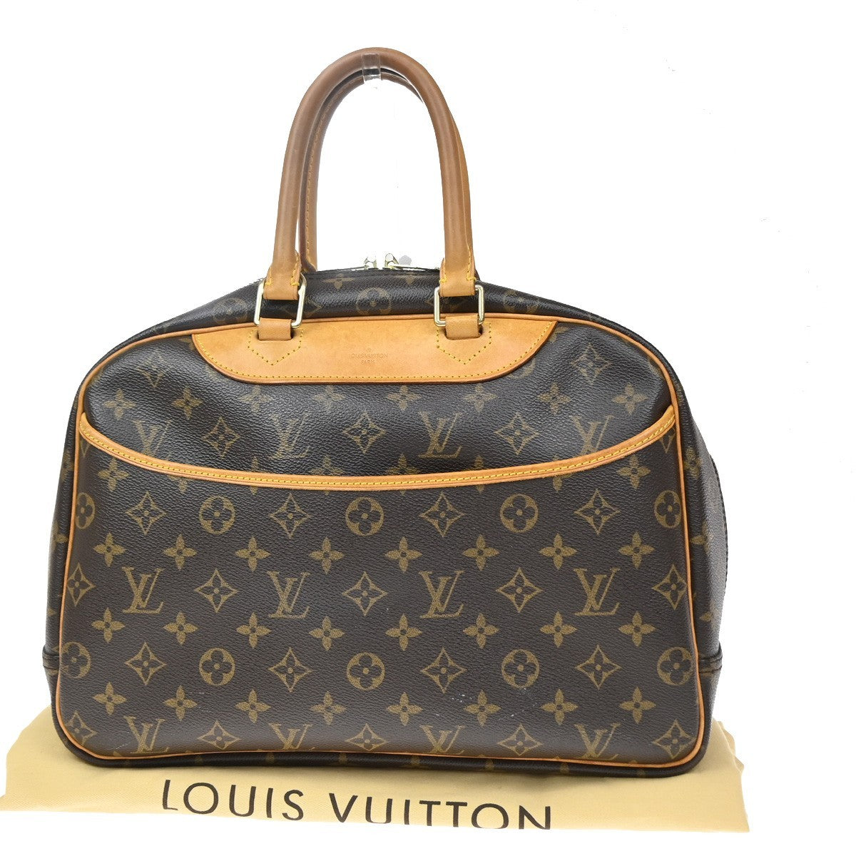 Louis Vuitton Trouville Monogram Canvas Brown Canvas Handbag (Pre-Owned)