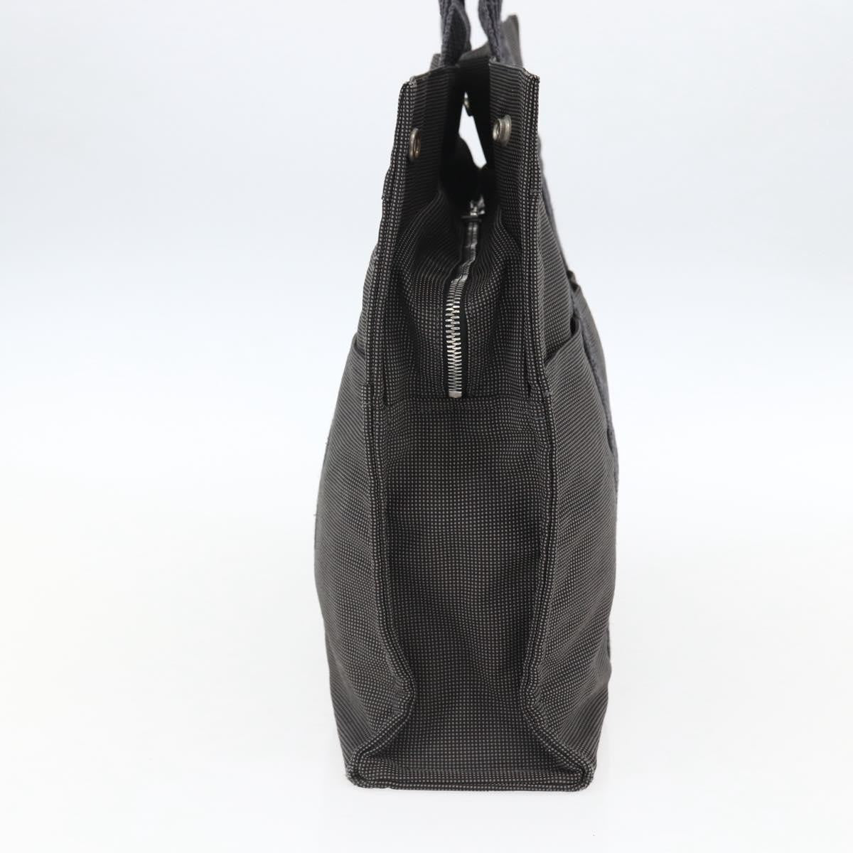 Hermes Fourre-Tout Herline Canvas Gray Canvas Tote Bag Bag (Pre-Owned)