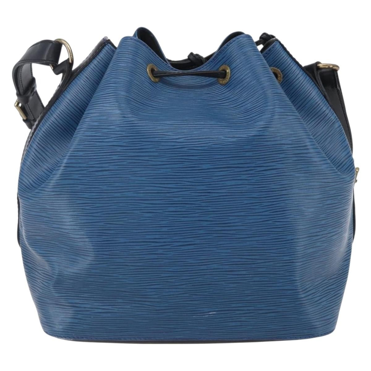 Louis Vuitton Petit Noe Epi Leather Blue Leather Shoulder Bag Bag (Pre-Owned)