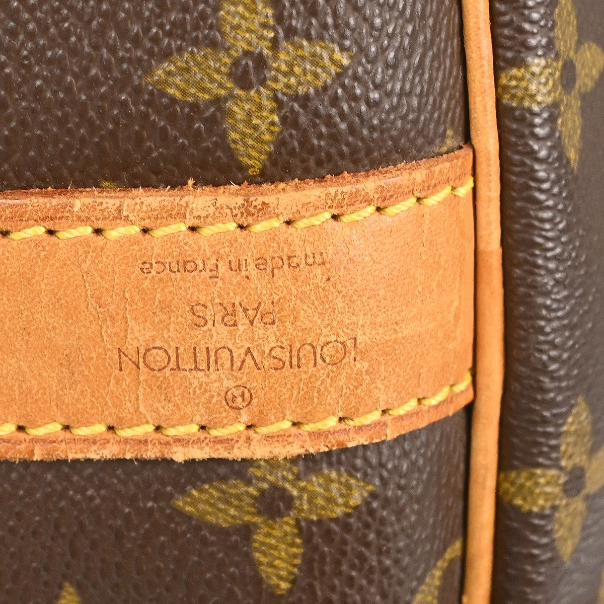 Louis Vuitton Keepall Bandouliere Monogram Canvas Brown Canvas Travel Bag Bag (Pre-Owned)