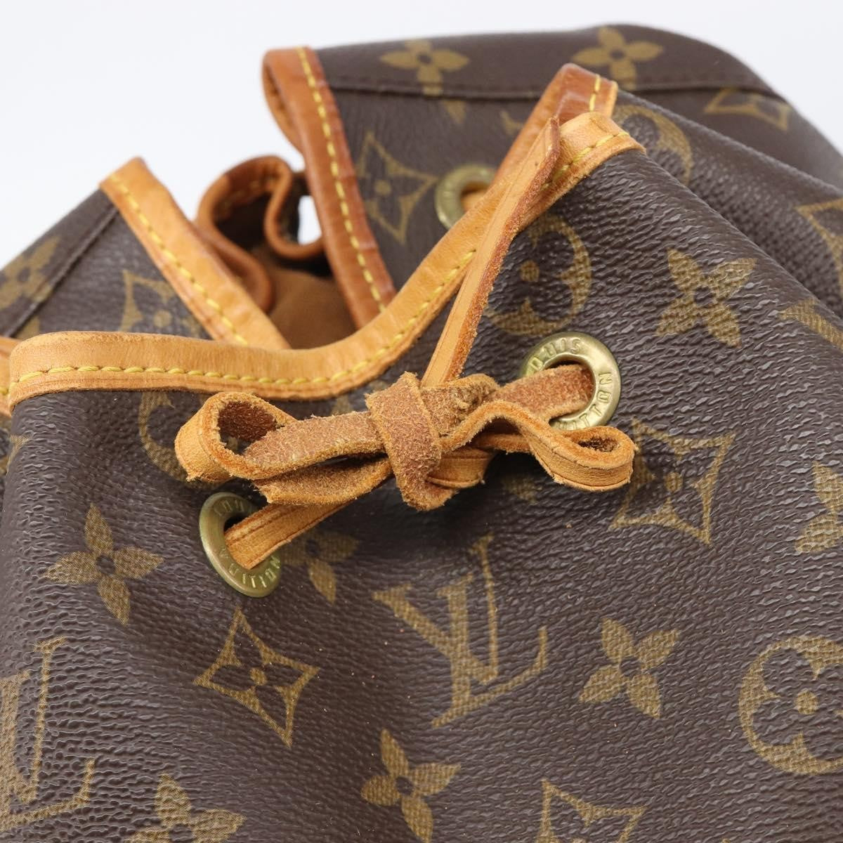 Louis Vuitton Vintage Montsouris Monogram Canvas Brown Canvas Backpack Bag (Pre-Owned)