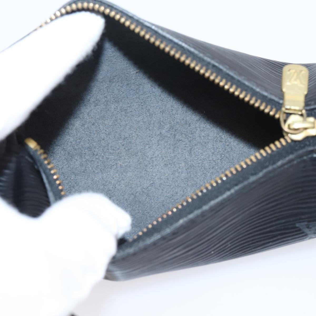 Louis Vuitton Soufflot Pochette Epi Leather Black Leather Clutche & Pouche Bag (Pre-Owned)