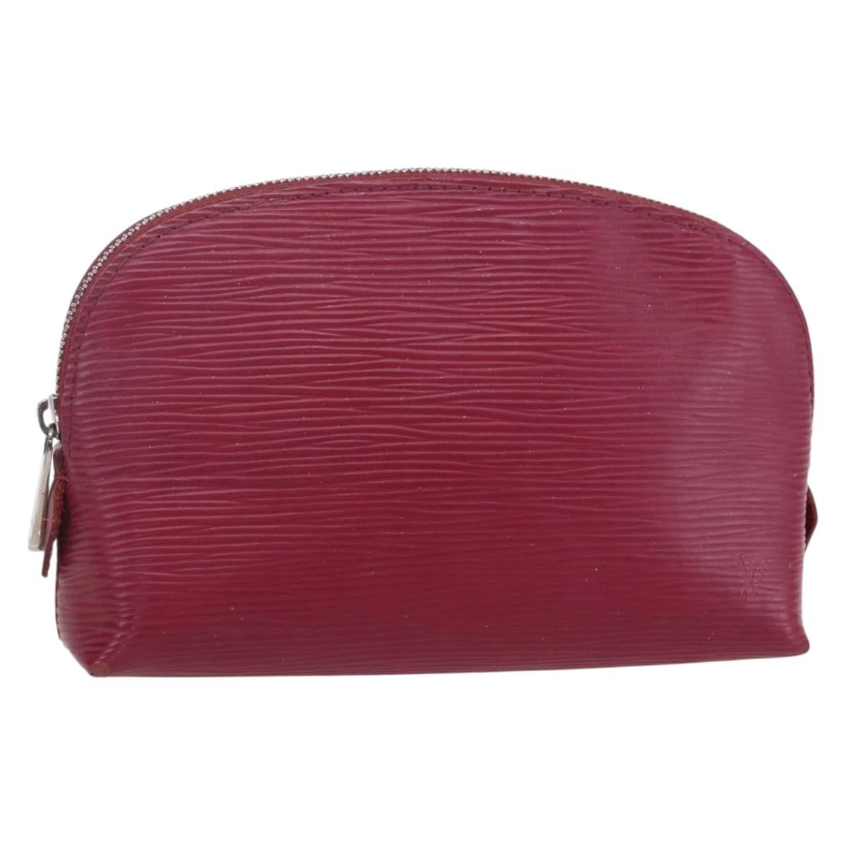 Louis Vuitton Cosmetic Epi Leather Burgundy Leather Clutche & Pouche Bag (Pre-Owned)