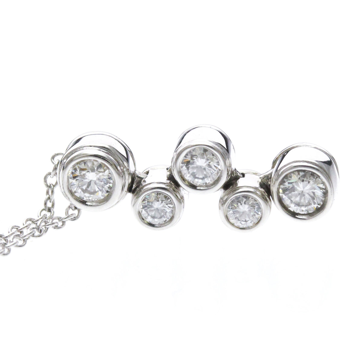Tiffany & Co. Bubble Pendant Silver Platinum Necklace Jewelry (Pre-Owned)