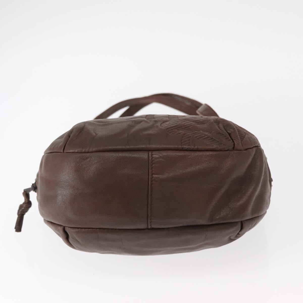 Loewe Anagram Leather Brown Leather Shoulder Bag Bag (Pre-Owned)