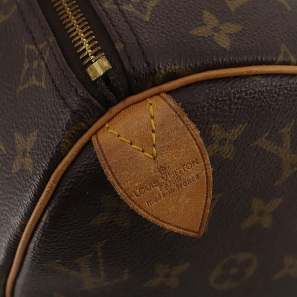 Louis Vuitton Keepall Bag Monogram Canvas Brown Canvas Travel Bag Bag (Pre-Owned)