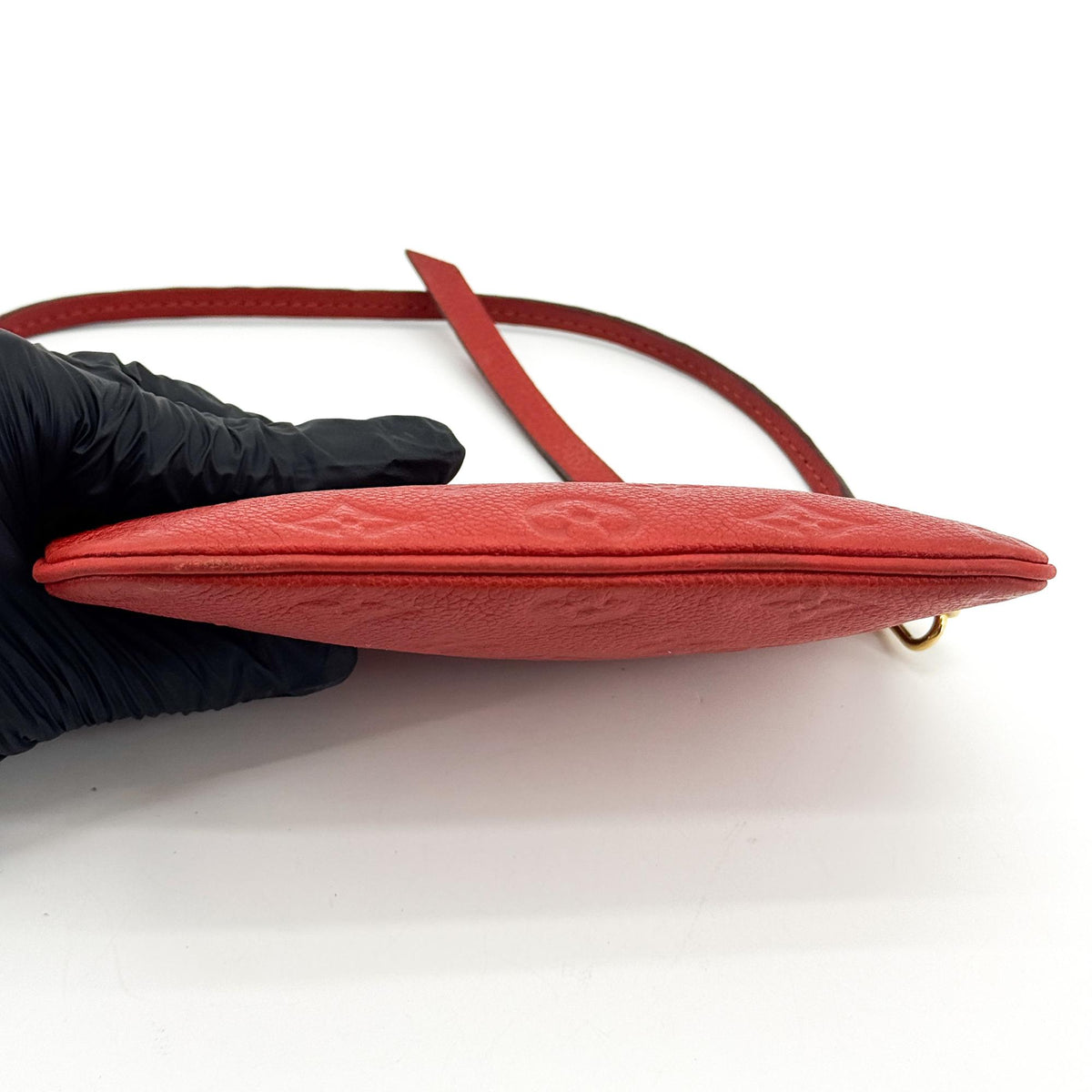 Louis Vuitton Multi Pochette Accessoires Pouch Monogram Empreinte Giant Red Leather Clutche & Pouche Bag (Pre-Owned)