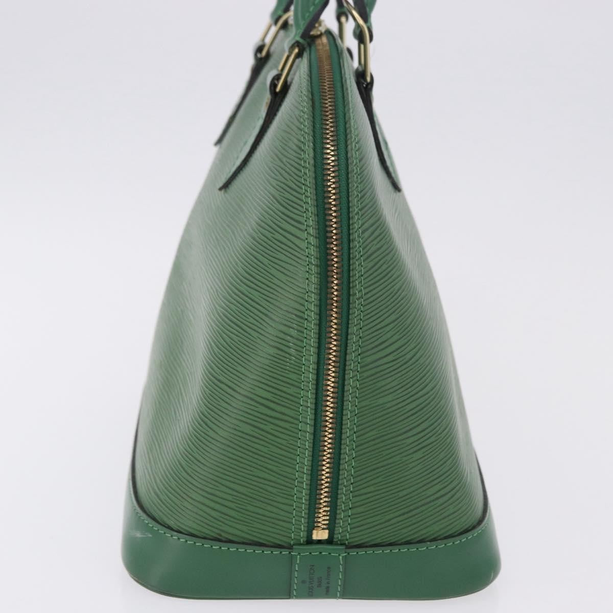 Louis Vuitton Alma Epi Green Leather Handbag (Pre-Owned)