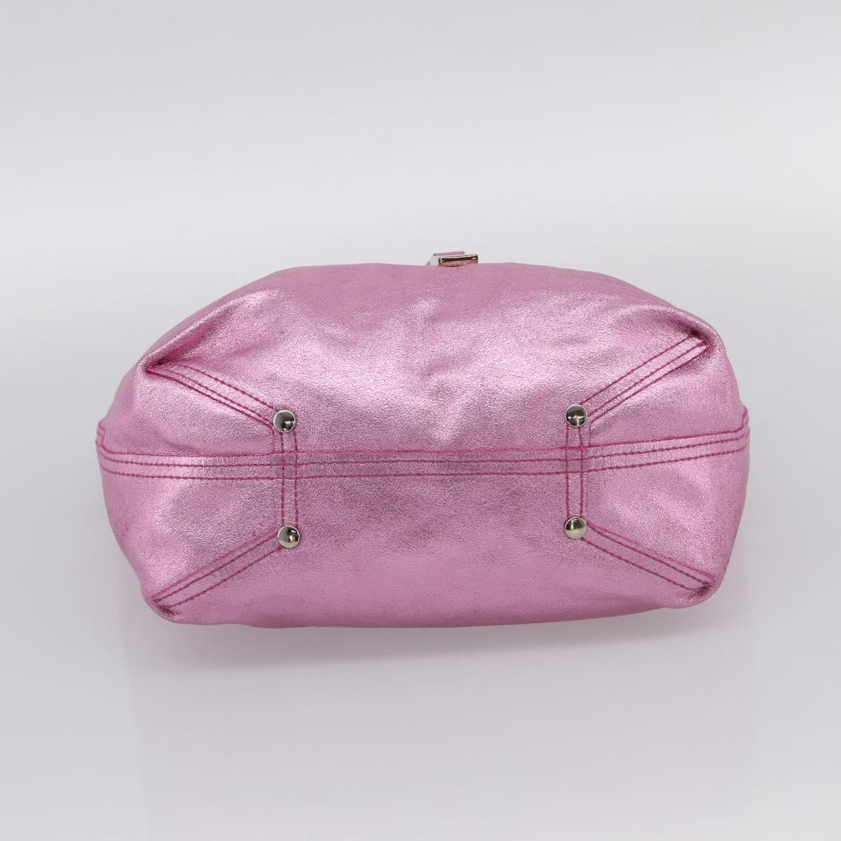 Tiffany & Co. Vintage Leather Pink Stainless_Steel Shoulder Bag Bag (Pre-Owned)