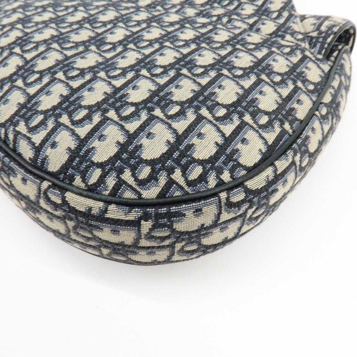 Christian Dior Saddle Messenger Oblique Canvas Beige Canvas Clutche & Pouche Bag (Pre-Owned)