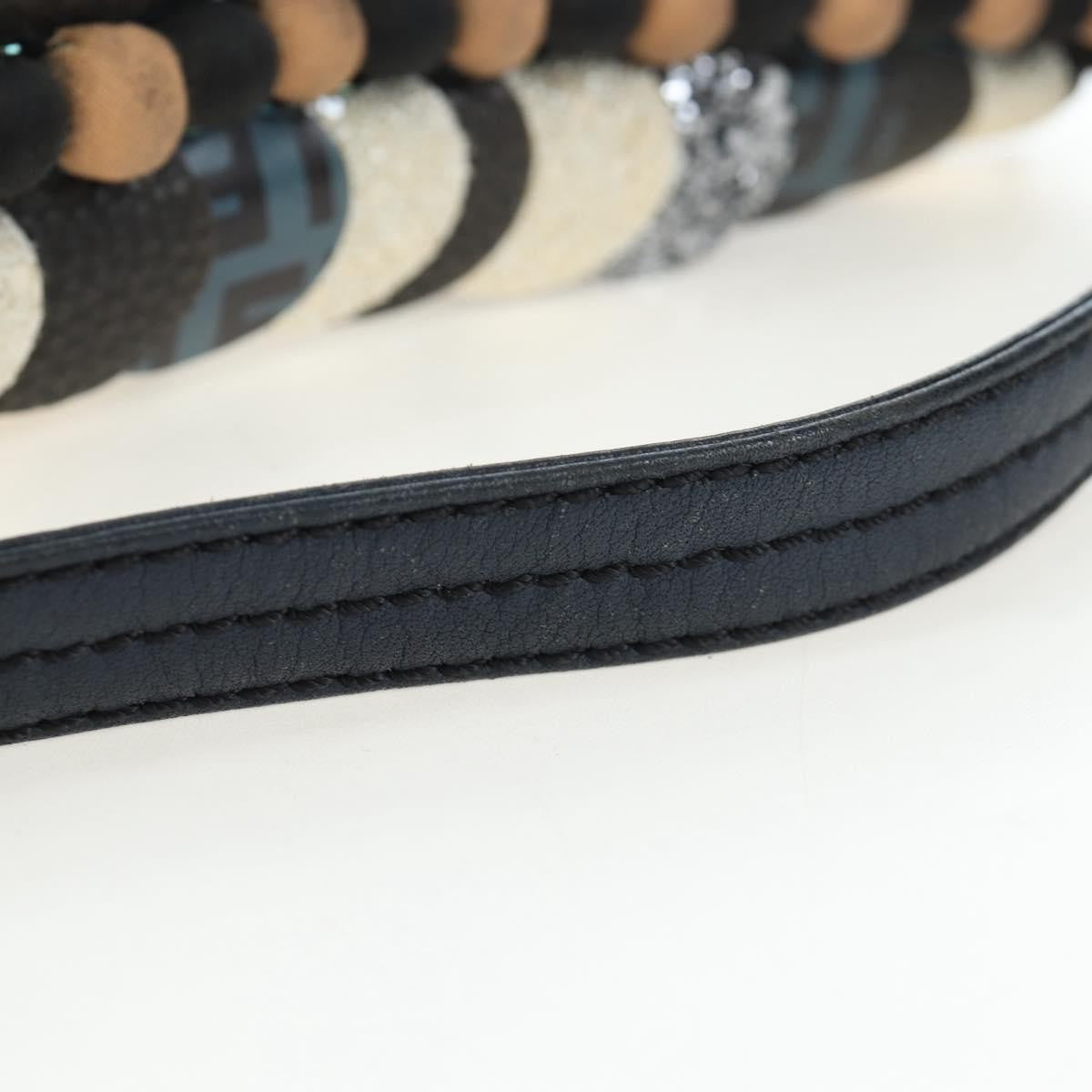 Fendi Mamma Baguette Zucca Jacquard Velvet Multicolour Wool Shoulder Bag Bag (Pre-Owned)