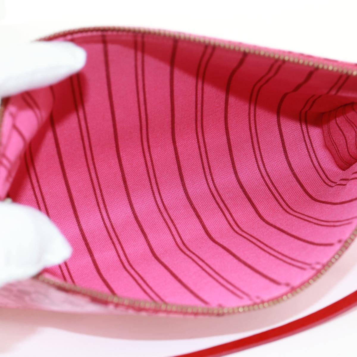 Louis Vuitton Pochette Accessoires Cosmic Blossom Pink Pvc Clutche & Pouche Bag (Pre-Owned)