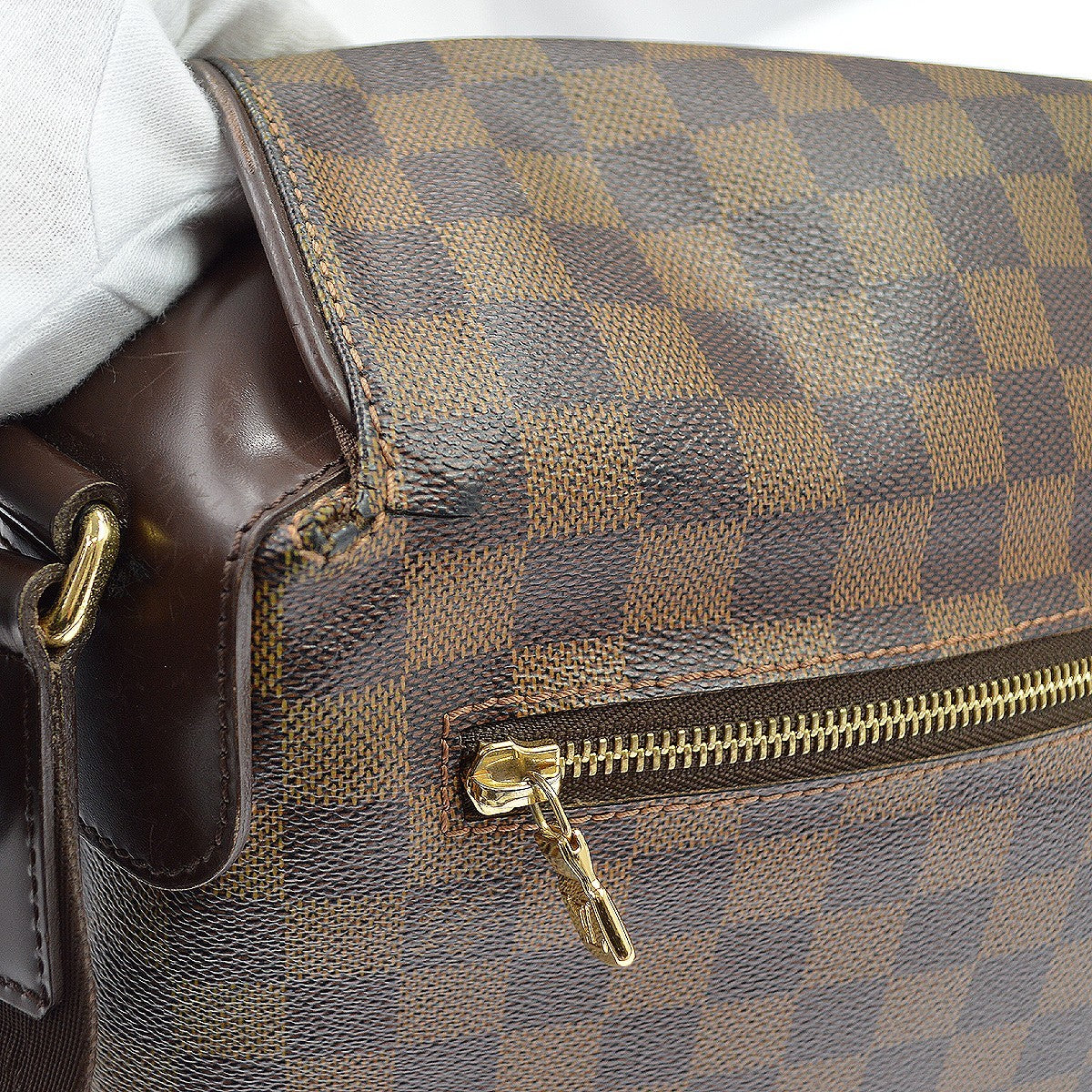 Louis Vuitton Spencer Messenger Damier Ebene Brown Canvas Shoulder Bag Bag (Pre-Owned)