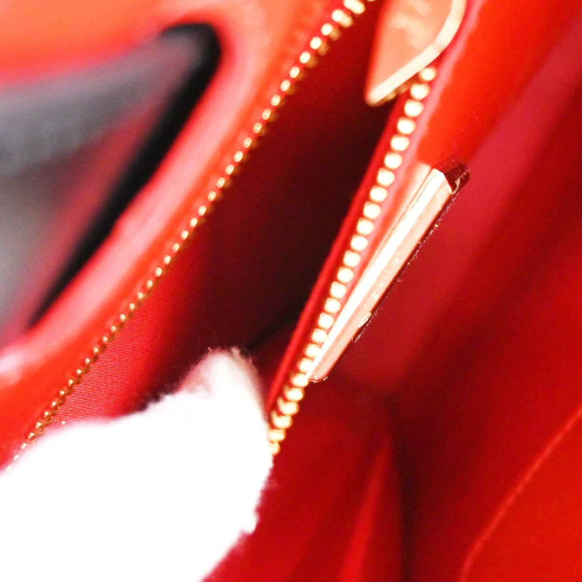 Christian Louboutin Paloma Tote Leather Black Patent_Leather Handbag (Pre-Owned)