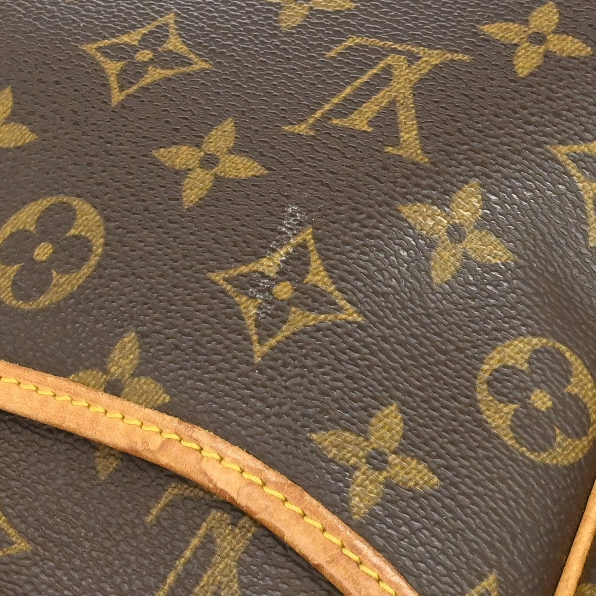 Louis Vuitton Deauville Monogram Brown Canvas Handbag (Pre-Owned)
