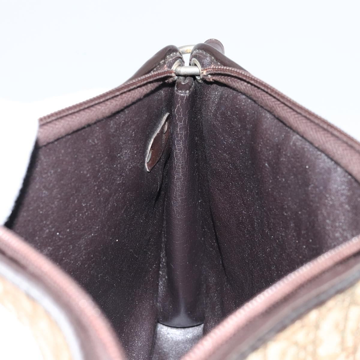 Christian Dior Vintage Trotter Canvas Beige Canvas Shoulder Bag Bag (Pre-Owned)