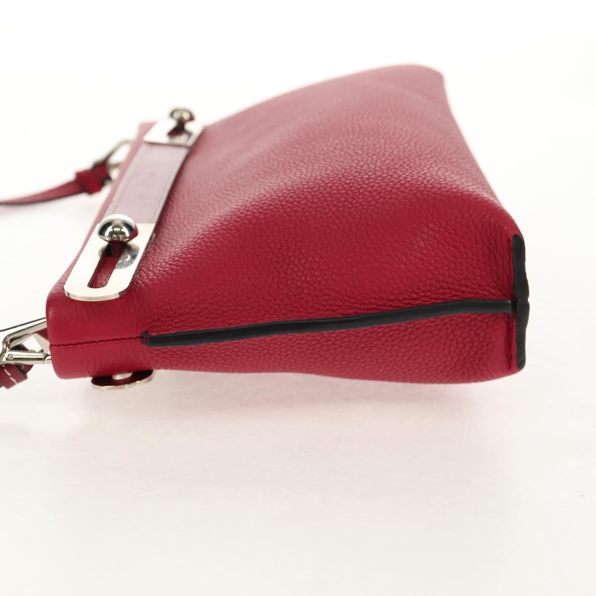 Loewe Missy Leather Red Leather Shoulder Bag Bag (Pre-Owned)