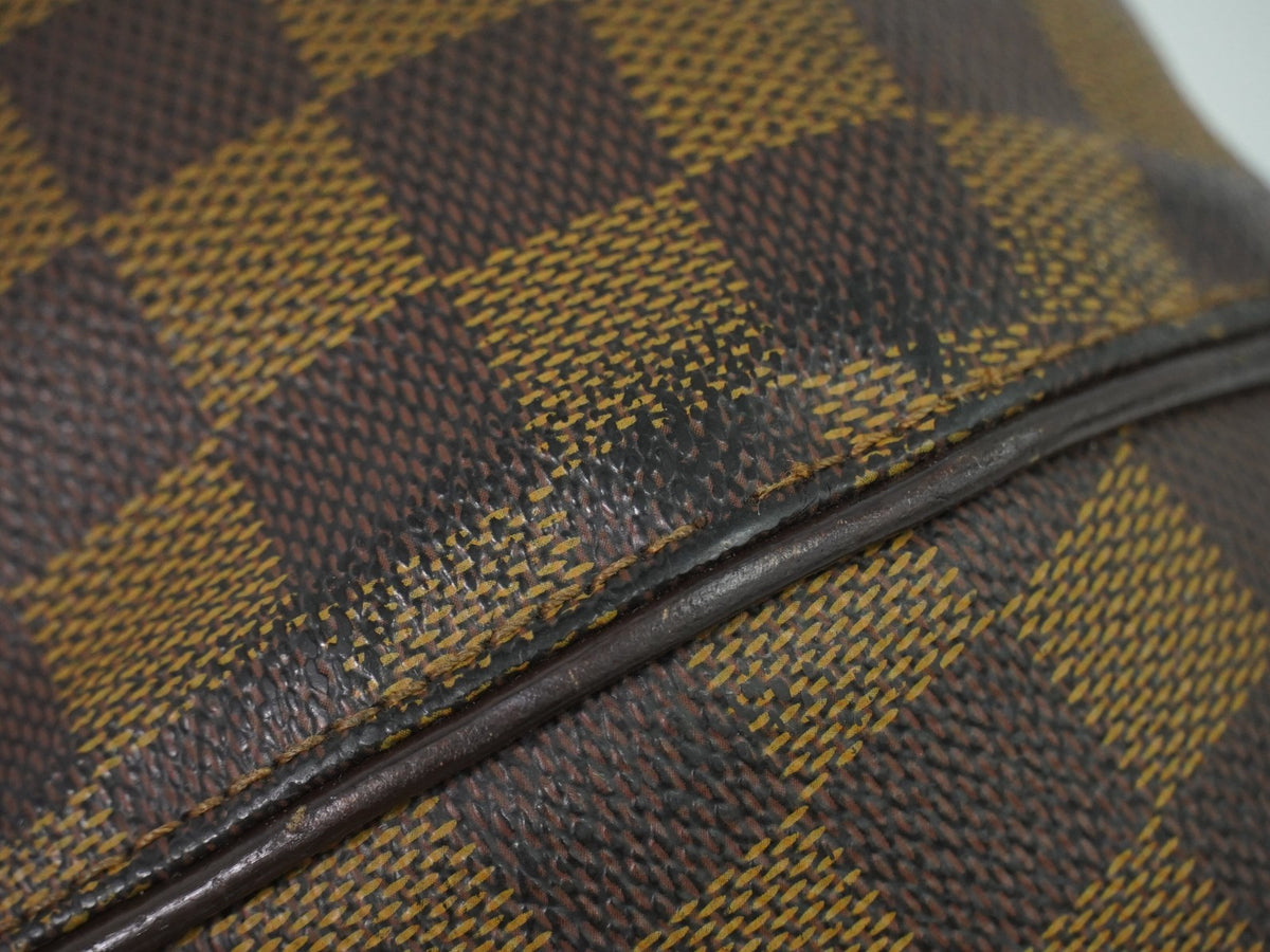 Louis Vuitton Sistina Damier Ebene Brown Canvas Shoulder Bag Bag (Pre-Owned)
