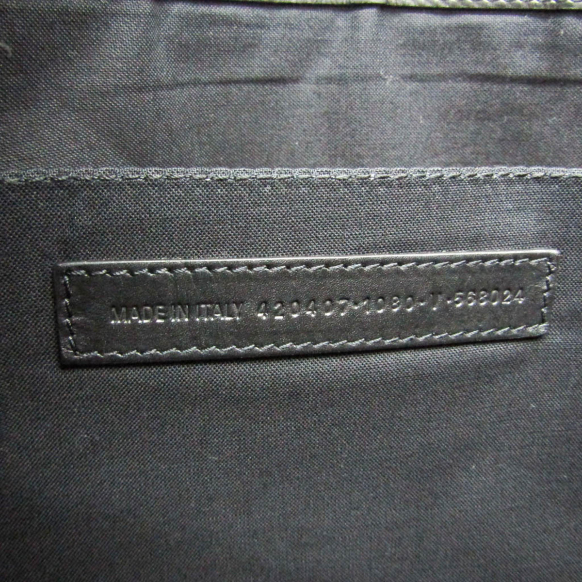 Balenciaga Navy Zip Canvas And Leather Ecru Canvas Clutche & Pouche Bag (Pre-Owned)