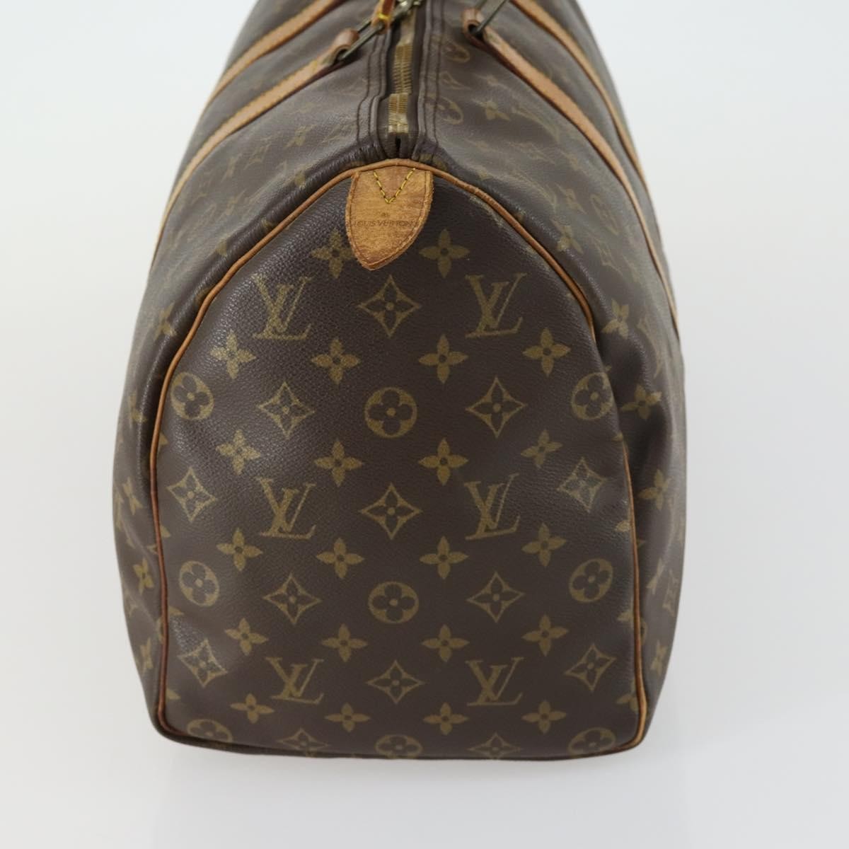 Louis Vuitton Keepall Monogram Canvas Brown Canvas Travel Bag Bag (Pre-Owned)