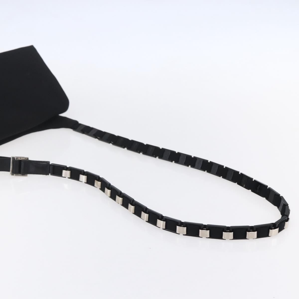 Salvatore Ferragamo Vala Canvas Black Canvas Shoulder Bag Bag (Pre-Owned)