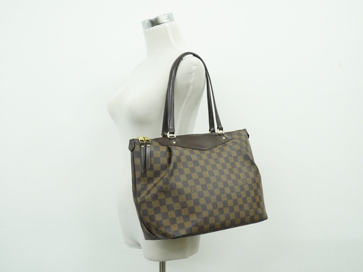 Louis Vuitton Westminster Damier Brown Canvas Tote Bag Bag (Pre-Owned)