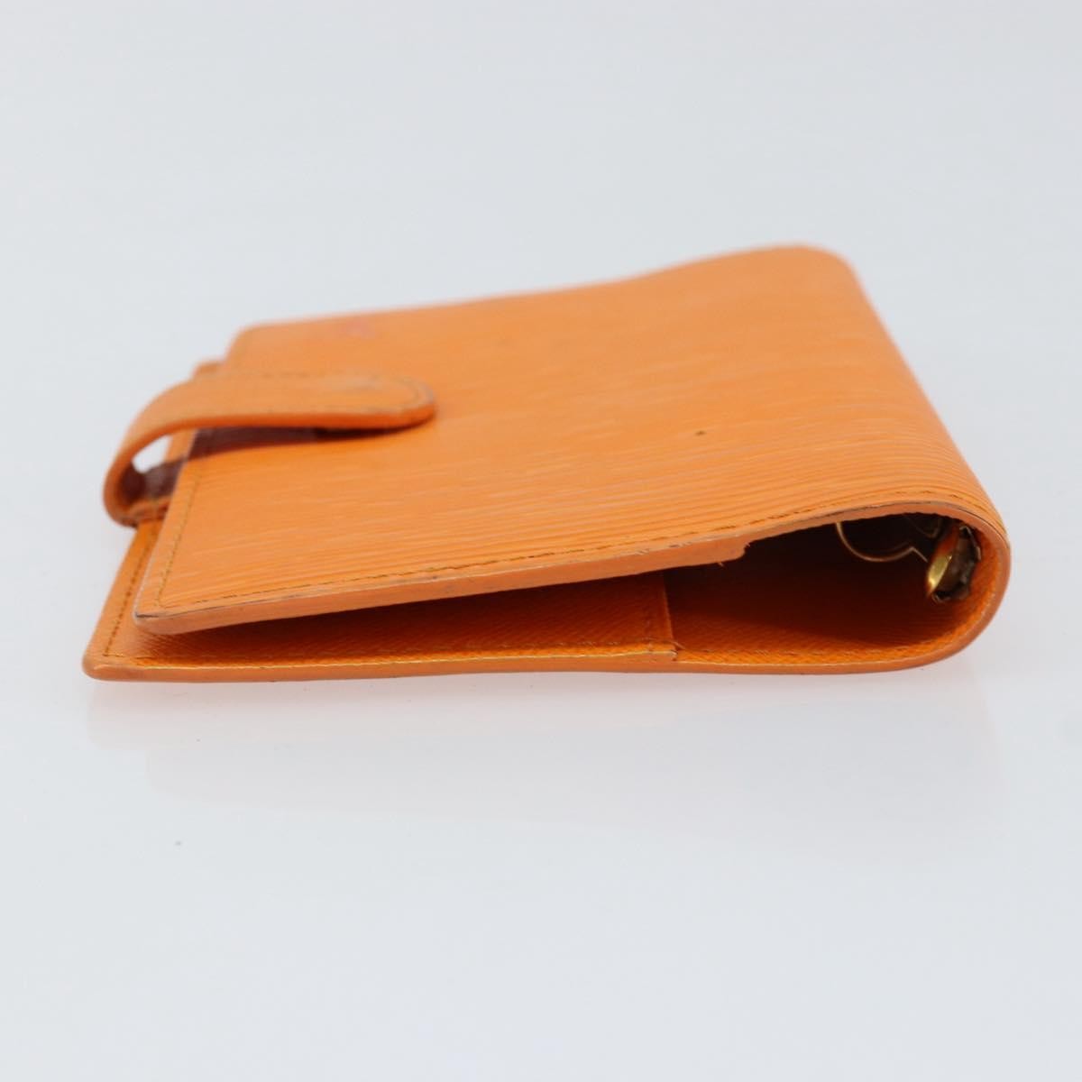 Louis Vuitton Agenda Cover Epi Leather Orange Leather Wallets Accessory (Pre-Owned)