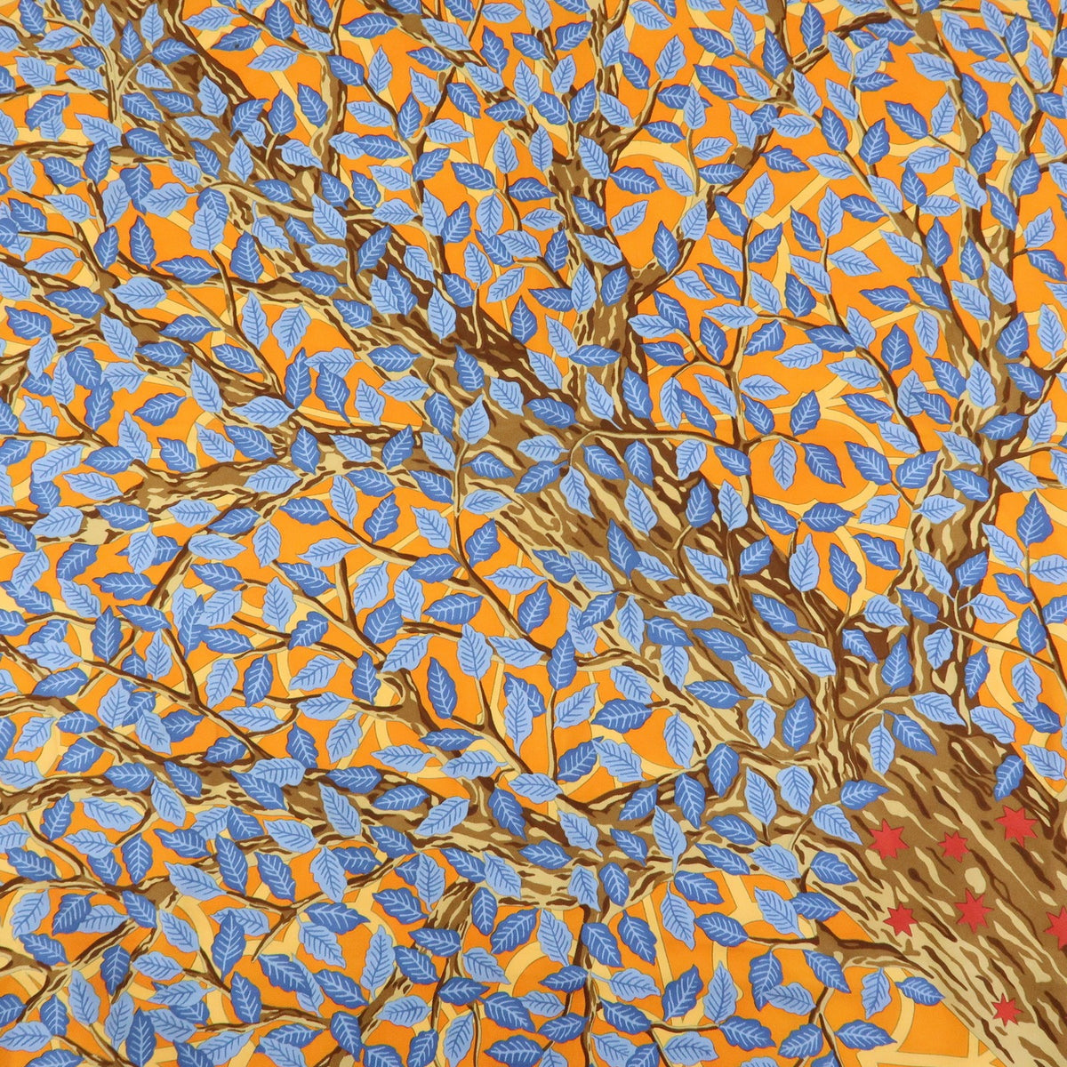 Hermes Carré 90 Silk Multicolor Orange Silk Scarve & Shawl Accessory (Pre-Owned)
