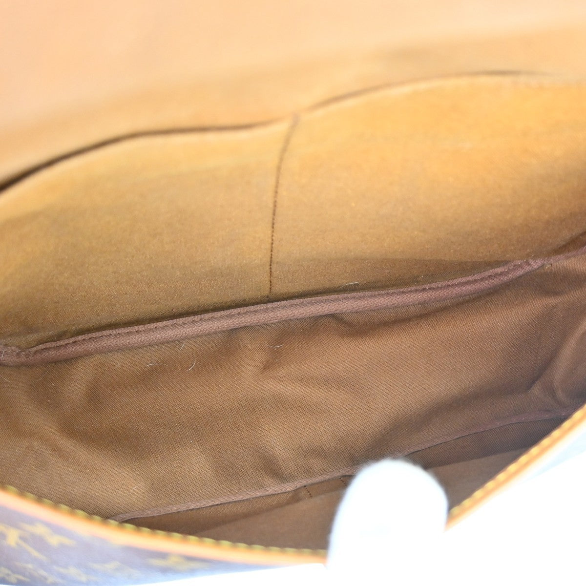 Louis Vuitton Saumur Monogram Brown Canvas Shoulder Bag Bag (Pre-Owned)