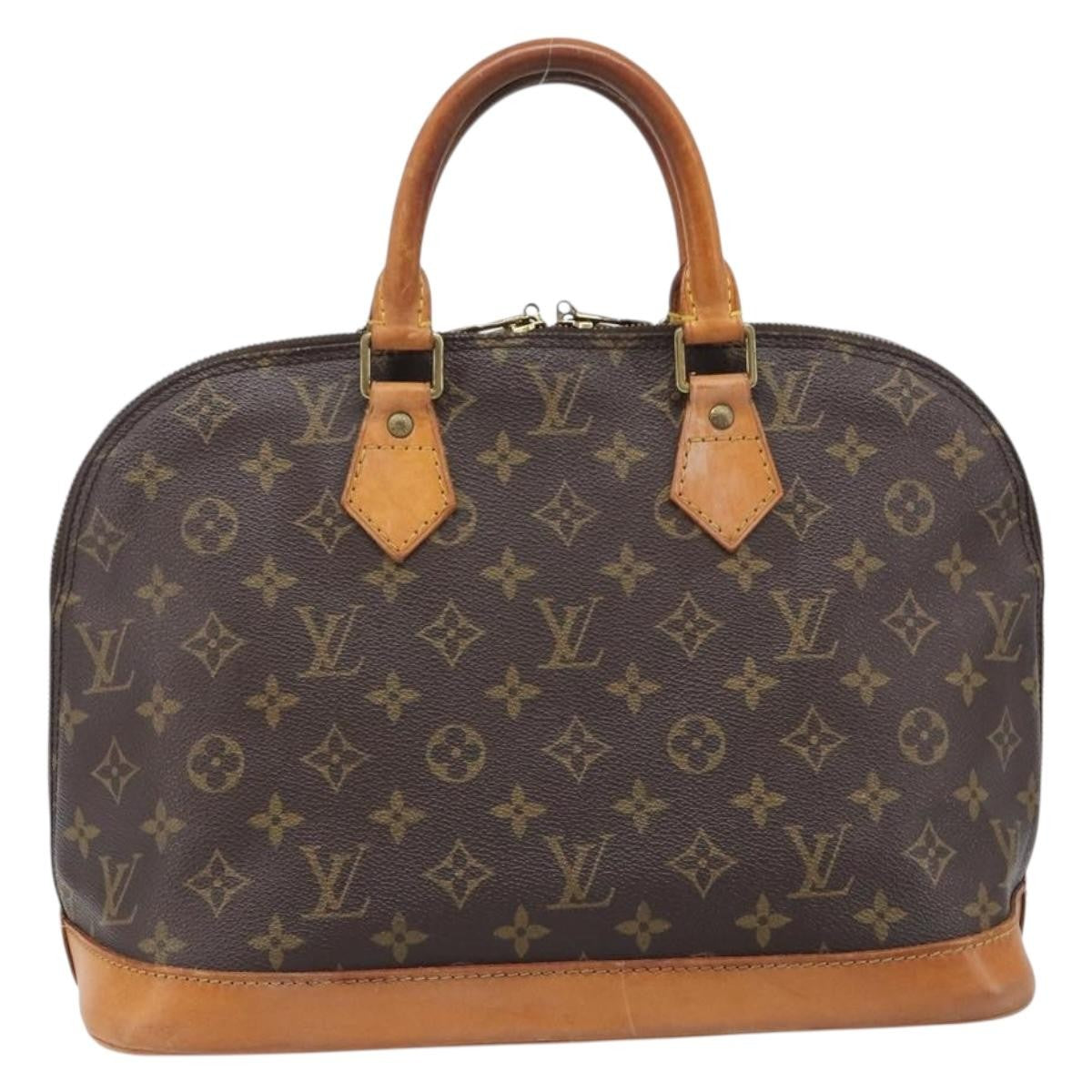 Louis Vuitton Alma Monogram Canvas Brown Canvas Handbag (Pre-Owned)