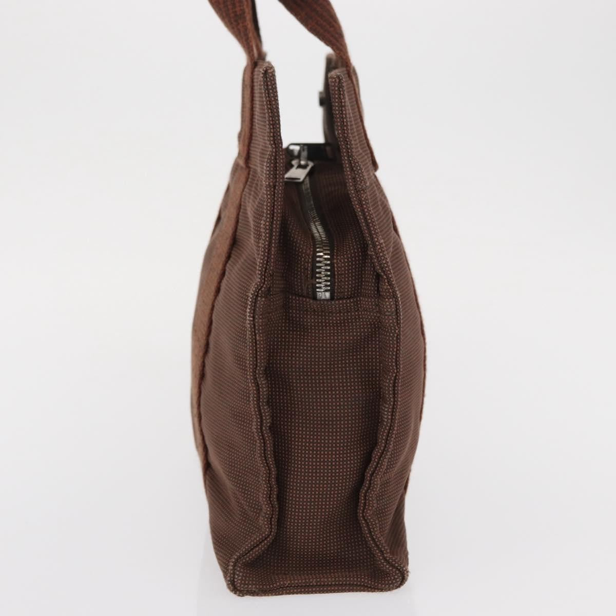 Hermes Fourre-Tout Herline Canvas Brown Canvas Tote Bag Bag (Pre-Owned)