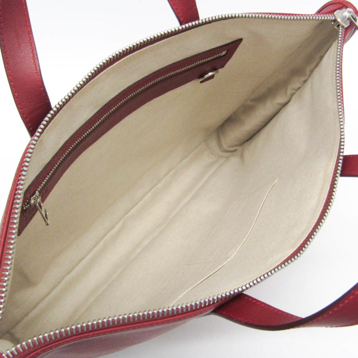 Loewe Toledo Leather Red Leather Briefcase Bag (Pre-Owned)