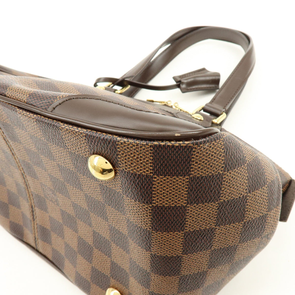Louis Vuitton Verona Damier Brown Canvas Handbag (Pre-Owned)