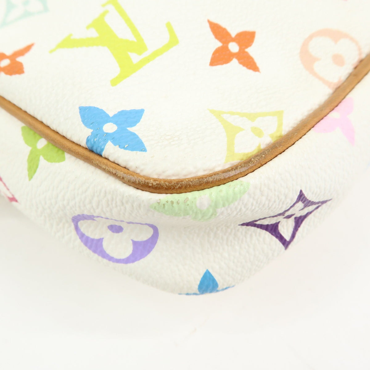 Louis Vuitton Rift Monogram Multicolor White Canvas Handbag (Pre-Owned)