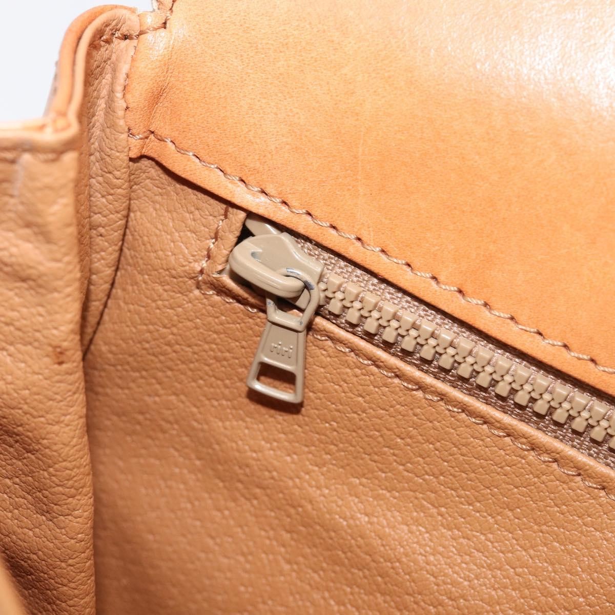 Celine Vintage Macadam Canvas And Leather Beige Canvas Shoulder Bag Bag (Pre-Owned)