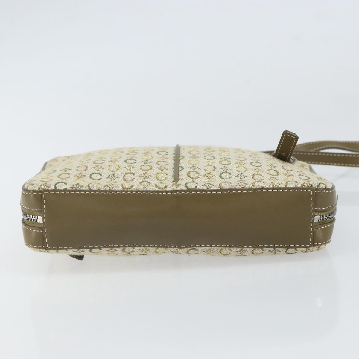 Celine C Macadam Shoulder Canvas Khaki Canvas Shoulder Bag Bag (Pre-Owned)