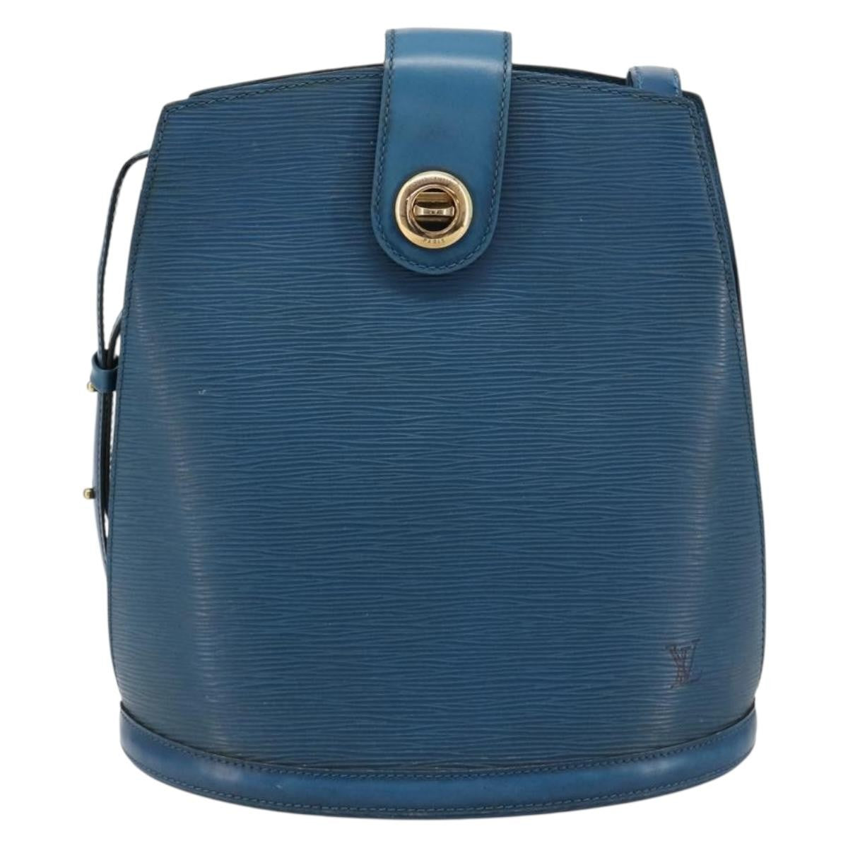 Louis Vuitton Cluny Epi Leather Blue Leather Shoulder Bag Bag (Pre-Owned)