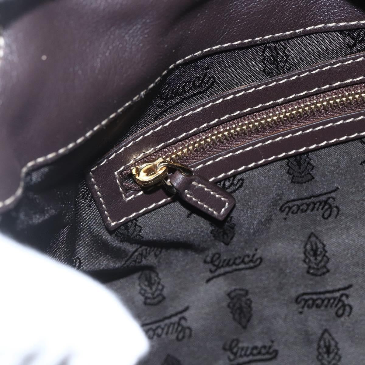 Gucci Hysteria Convertible Top Handle Gg Coated Canvas Beige Canvas Handbag (Pre-Owned)