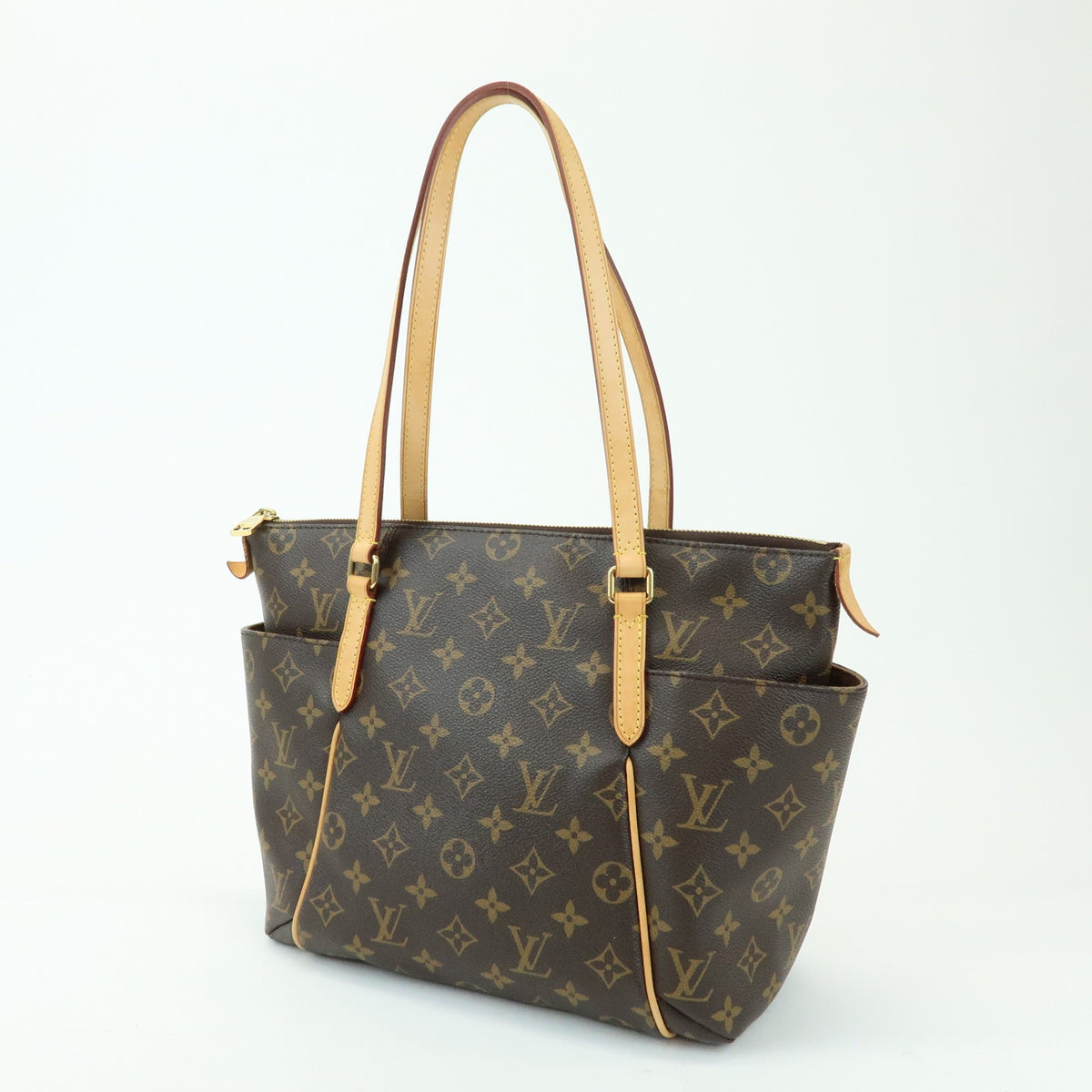Louis Vuitton Totally Monogram Canvas Brown Canvas Tote Bag Bag (Pre-Owned)