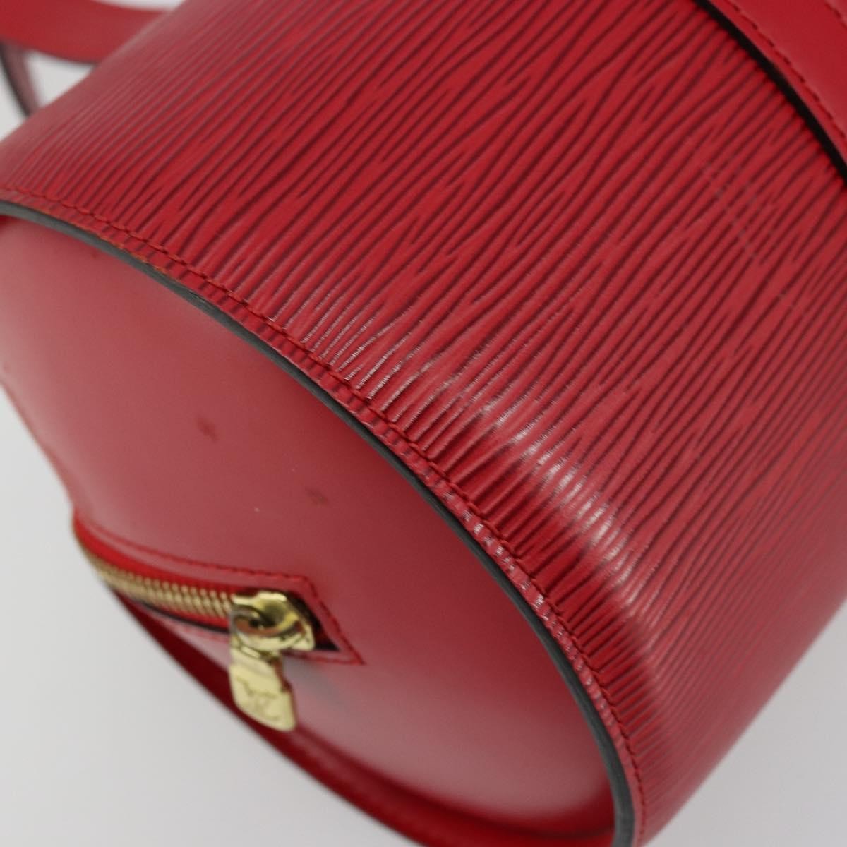 Louis Vuitton Soufflot Epi Leather Red Leather Tote Bag Bag (Pre-Owned)