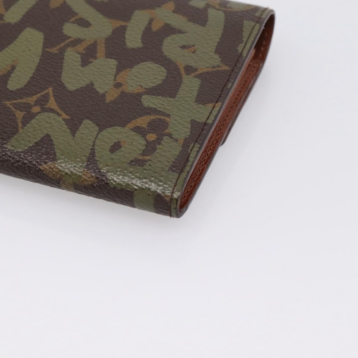 Louis Vuitton Sarah Limited Edition Monogram Graffiti Khaki Canvas Wallets Accessory (Pre-Owned)