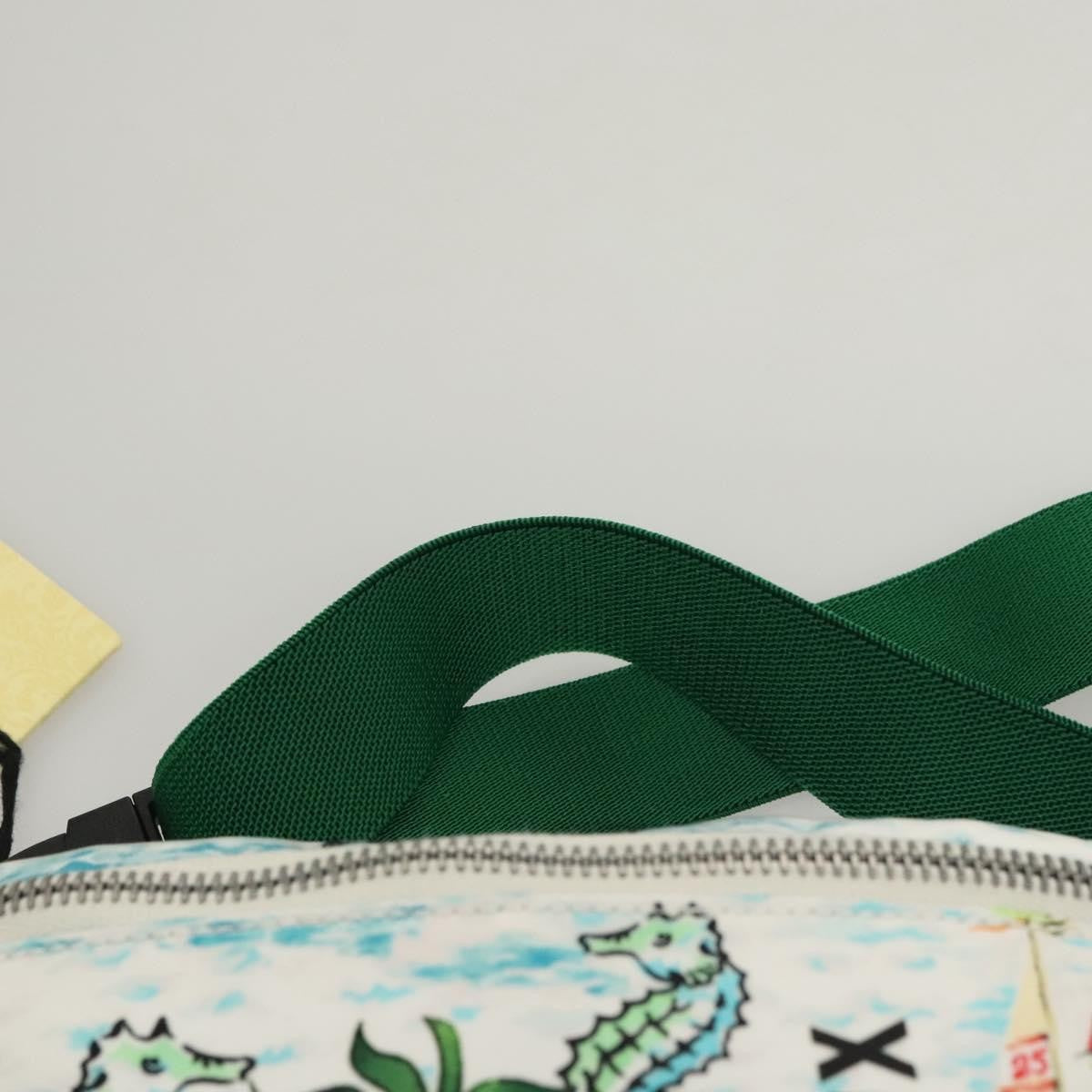 Gucci Merveilleux Belt Printed Nylon White Nylon Bag (Pre-Owned)