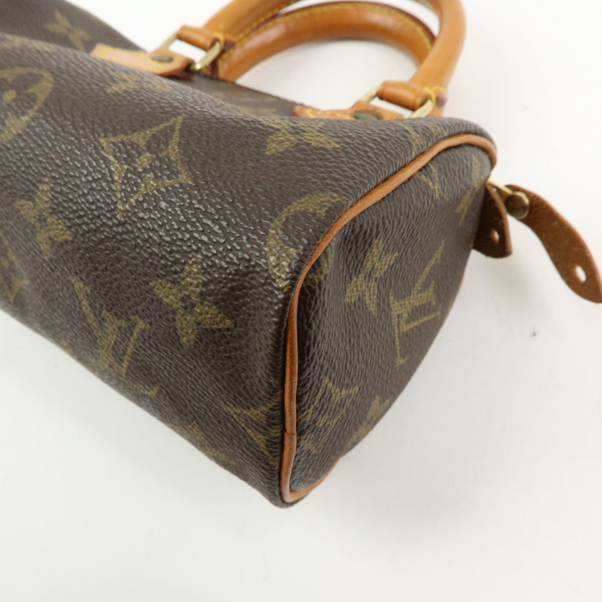 Louis Vuitton Speedy Mini Hl Monogram Canvas Brown Canvas Handbag (Pre-Owned)