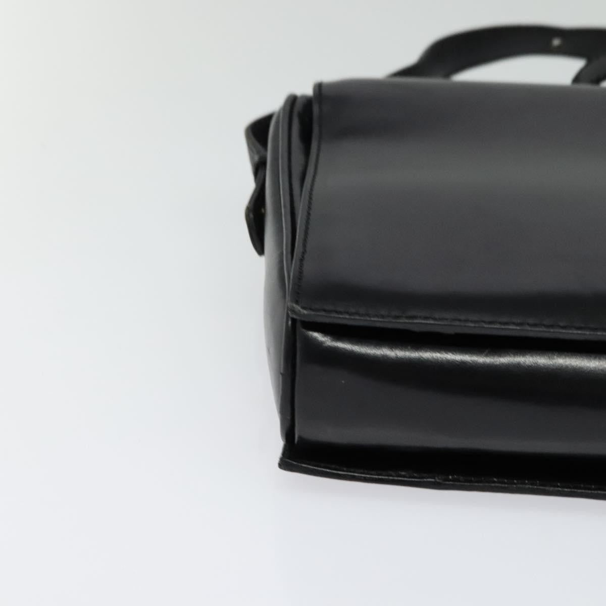Celine Vintage Leather Black Leather Shoulder Bag Bag (Pre-Owned)