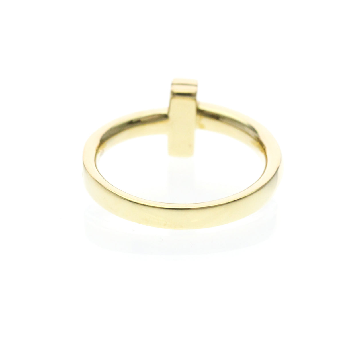 Tiffany & Co. T1 Ring 18K Yellow Gold With Diamonds Gold Yellow_Gold Ring Jewelry (Pre-Owned)