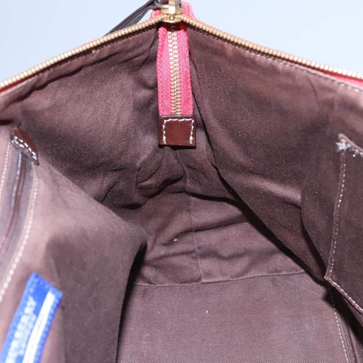 Burberry Blue Label Nylon Red Nylon Tote Bag Bag (Pre-Owned)
