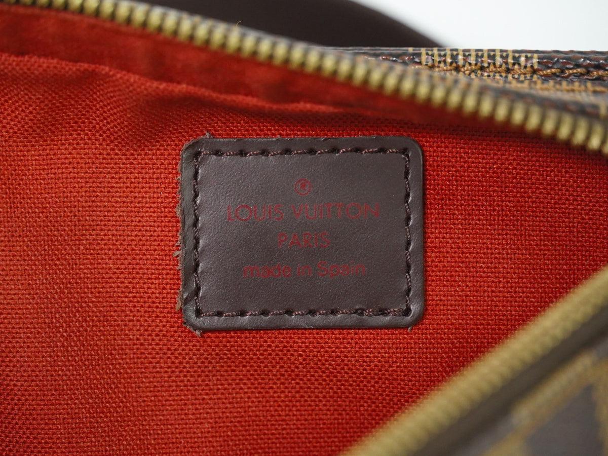 Louis Vuitton Geronimos Damier Brown Canvas Clutche & Pouche Bag (Pre-Owned)