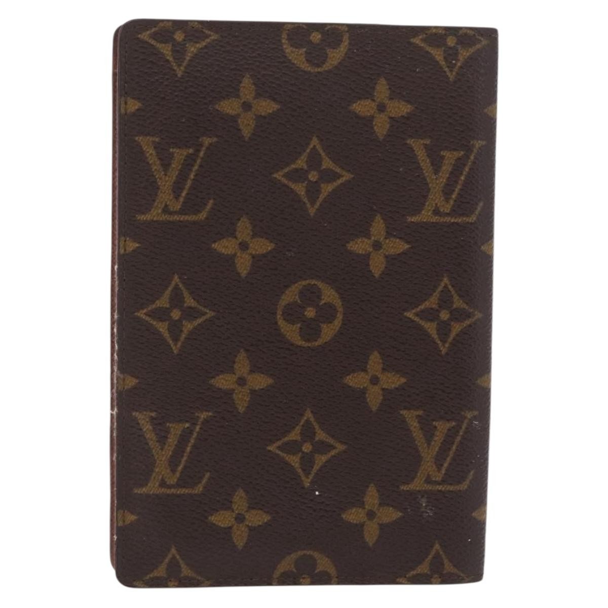 Louis Vuitton Passport Cover Monogram Canvas Brown Canvas Briefcase Bag (Pre-Owned)