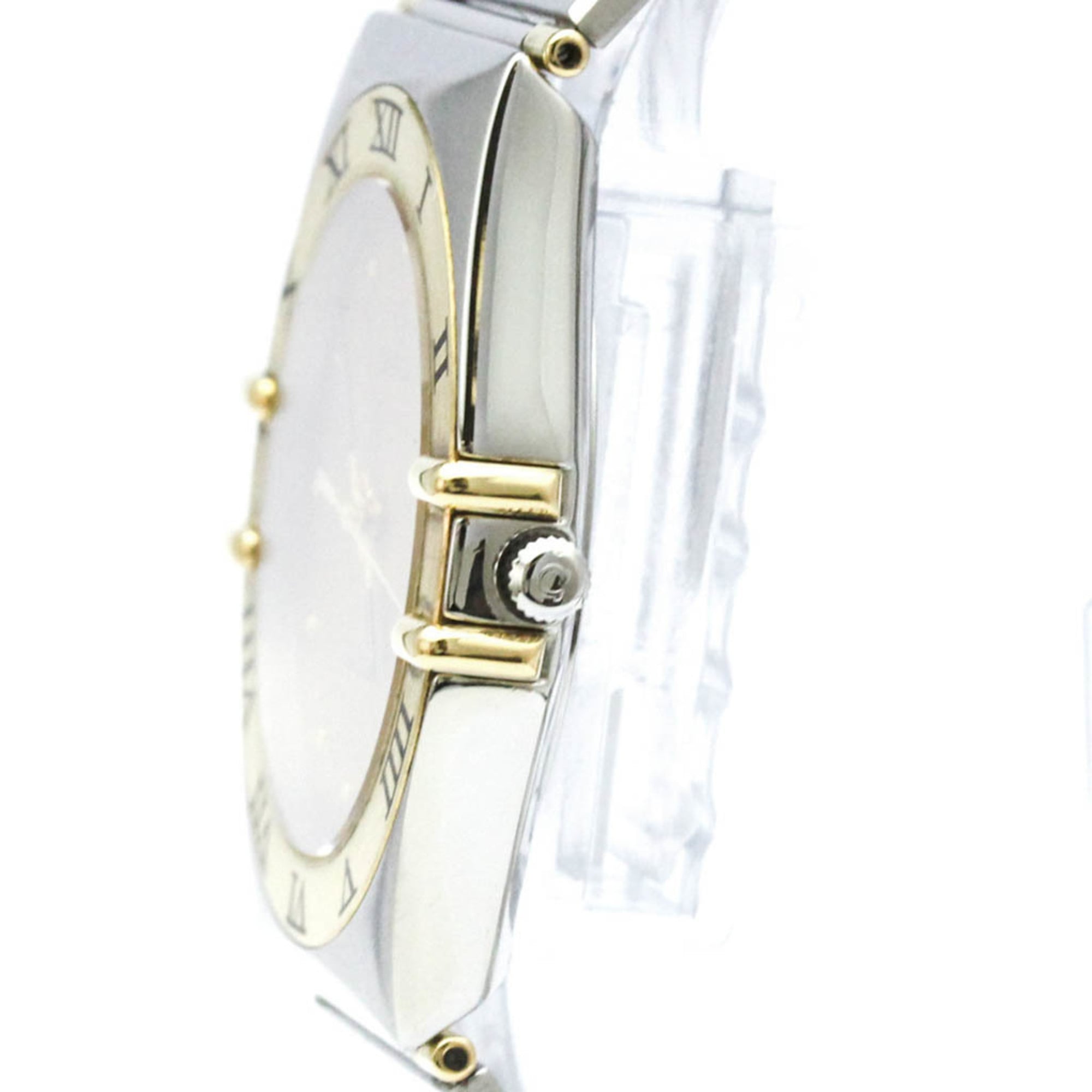 Omega Constellation Quartz Stainless Steel And Yellow Gold Watch (Pre-Owned)